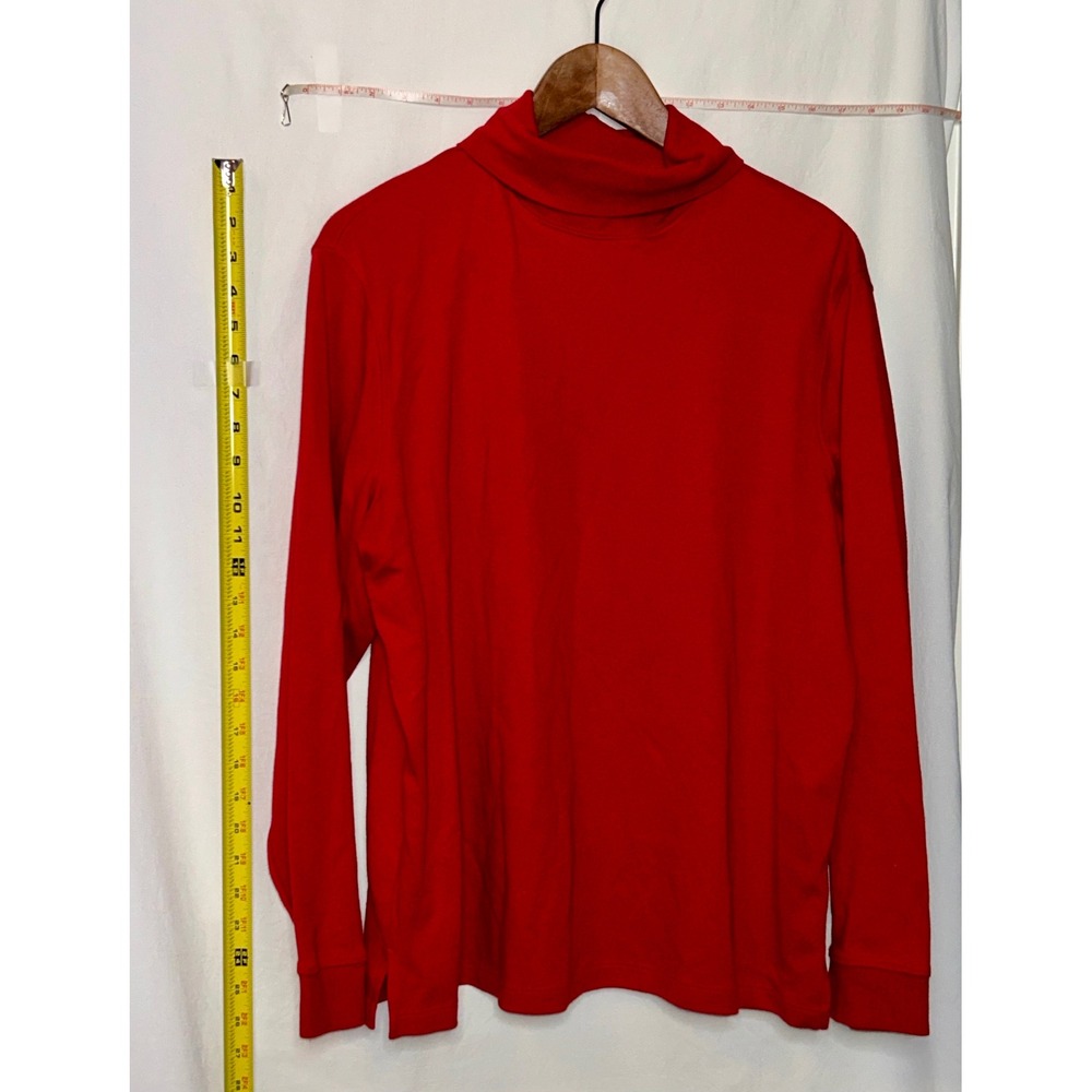 Hasting & Smith Women's Red Long Sleeve Turtleneck Top Size 1X‎